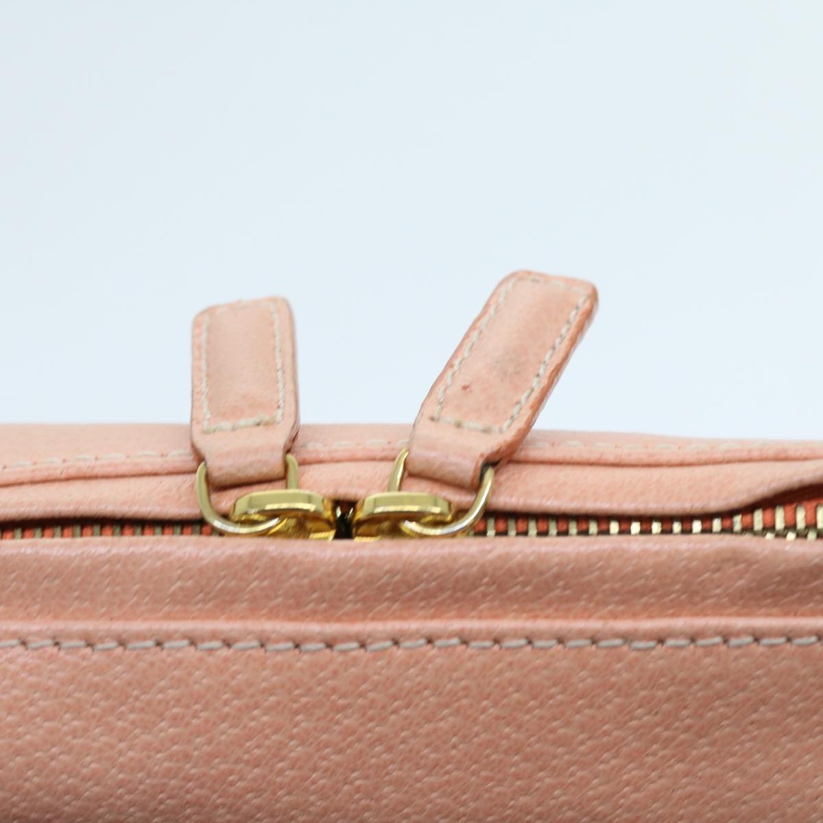 FENDI Mamma Baguette Hand Bag Leather Pink57058