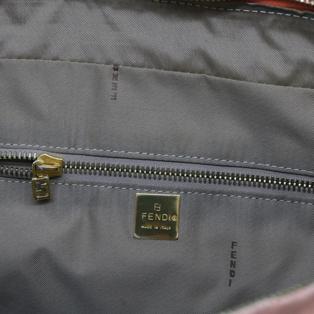 FENDI Mamma Baguette Hand Bag Leather Pink57058