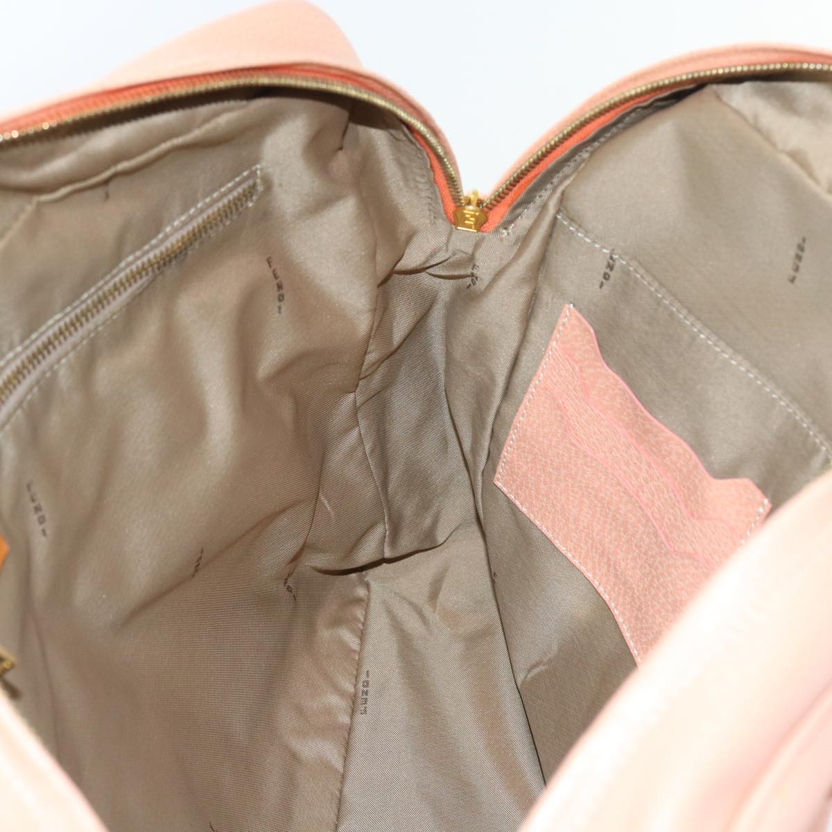 FENDI Mamma Baguette Hand Bag Leather Pink57058