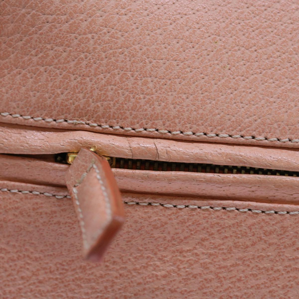 FENDI Mamma Baguette Hand Bag Leather Pink57058