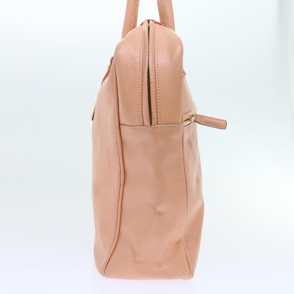 FENDI Mamma Baguette Hand Bag Leather Pink57058