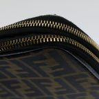 FENDI Zucca Canvas Vanity Mamma Baguette Hand Bag Brown57210