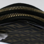 FENDI Zucca Canvas Vanity Mamma Baguette Hand Bag Brown57210