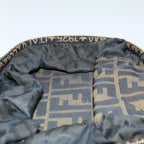 FENDI Zucca Canvas Vanity Mamma Baguette Hand Bag Brown57210