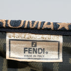 FENDI Zucca Canvas Vanity Mamma Baguette Hand Bag Brown57210