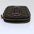 FENDI Zucca Canvas Vanity Mamma Baguette Hand Bag Brown57210