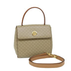 CELINE Macadam Canvas Hand Bag 2way Beige  57217