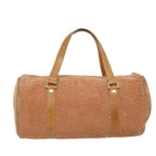 CELINE C Macadam Canvas Hand Bag Orange  57237