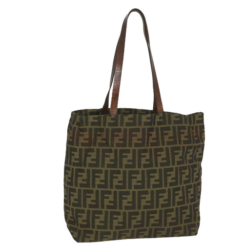 FENDI Zucca Canvas Tote Bag Brown57262