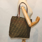 FENDI Zucca Canvas Tote Bag Brown57262