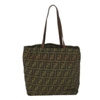 FENDI Zucca Canvas Tote Bag Brown57262