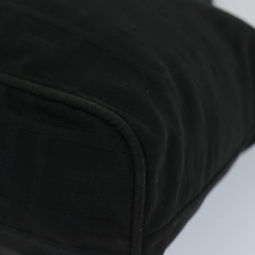 FENDI Zucca Canvas Shoulder Bag Black57278