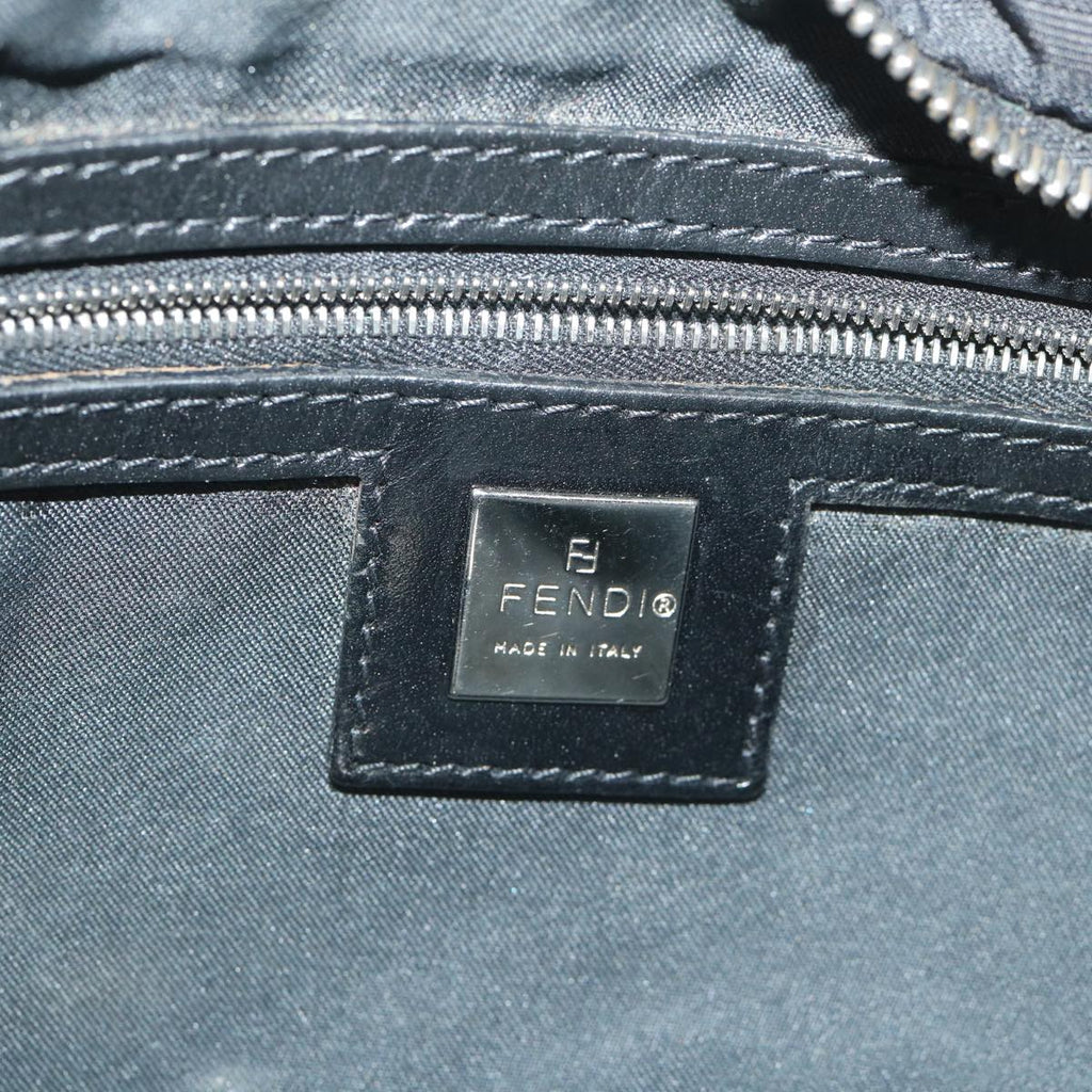 FENDI Zucca Canvas Shoulder Bag Black57278