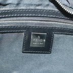 FENDI Zucca Canvas Shoulder Bag Black57278