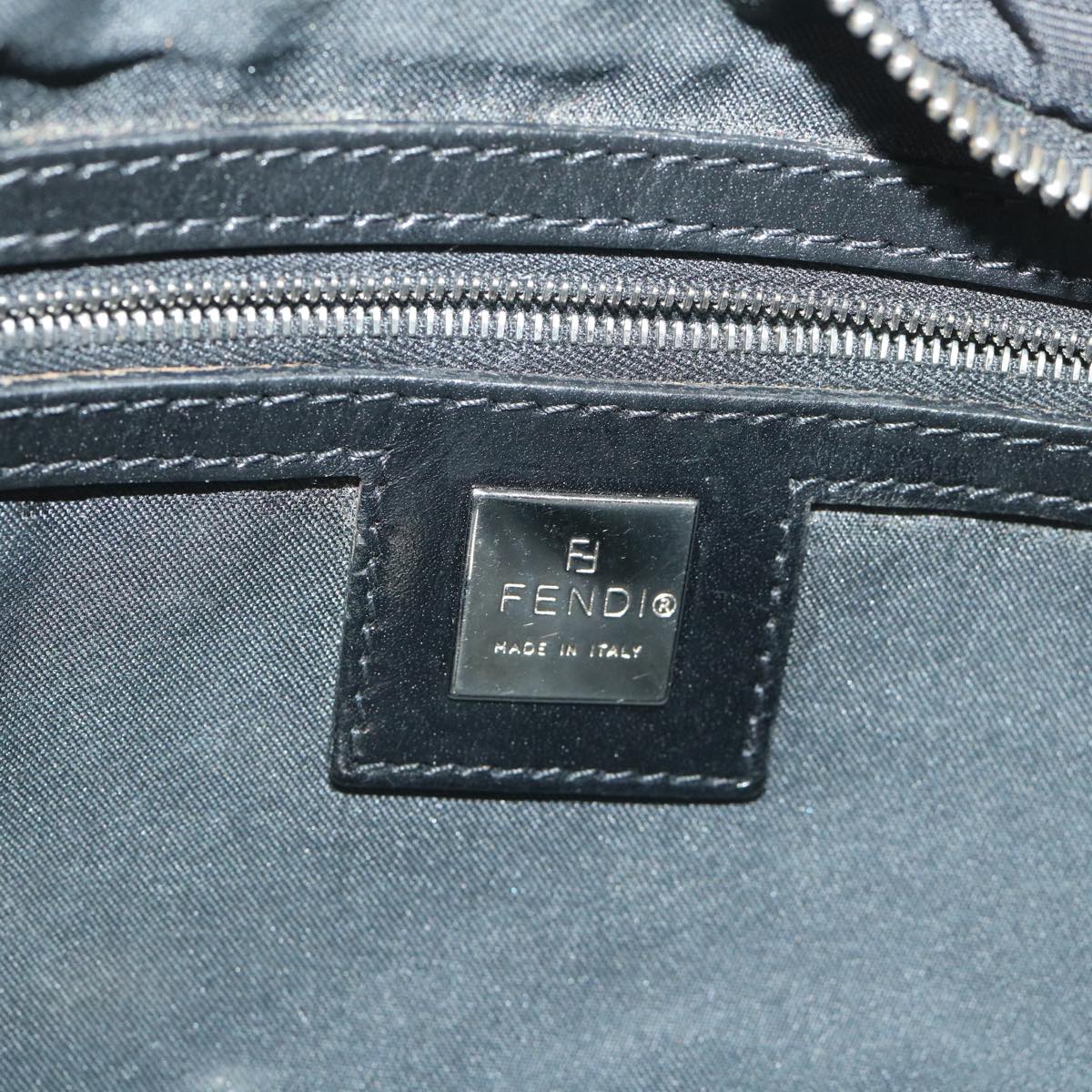 FENDI Zucca Canvas Shoulder Bag Black57278