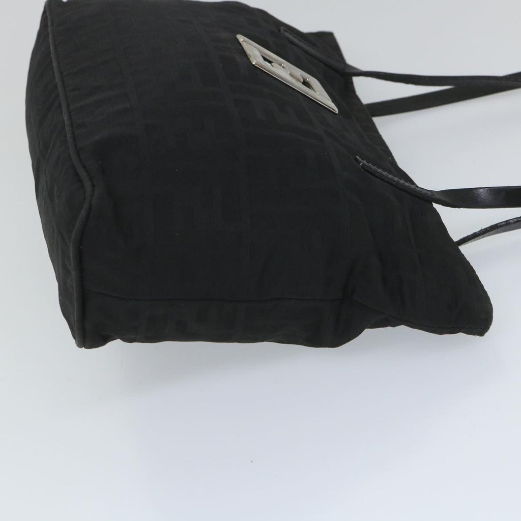 FENDI Zucca Canvas Shoulder Bag Black57278