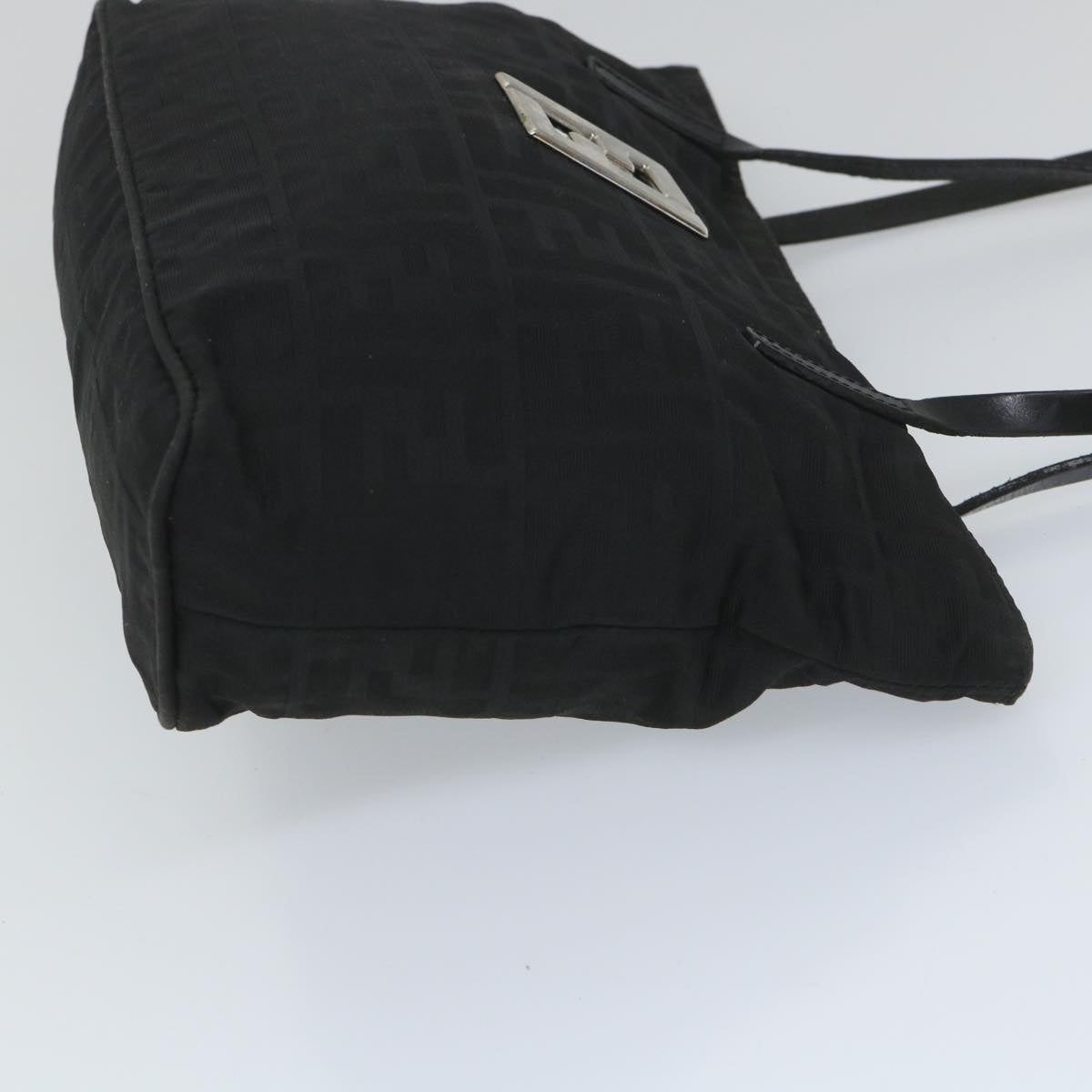 FENDI Zucca Canvas Shoulder Bag Black57278