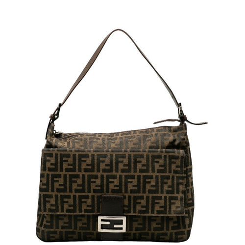 Fendi Brown Zucca Baguette Handbag