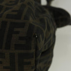 FENDI Zucca Canvas Mamma Baguette Shoulder Bag Brown57295