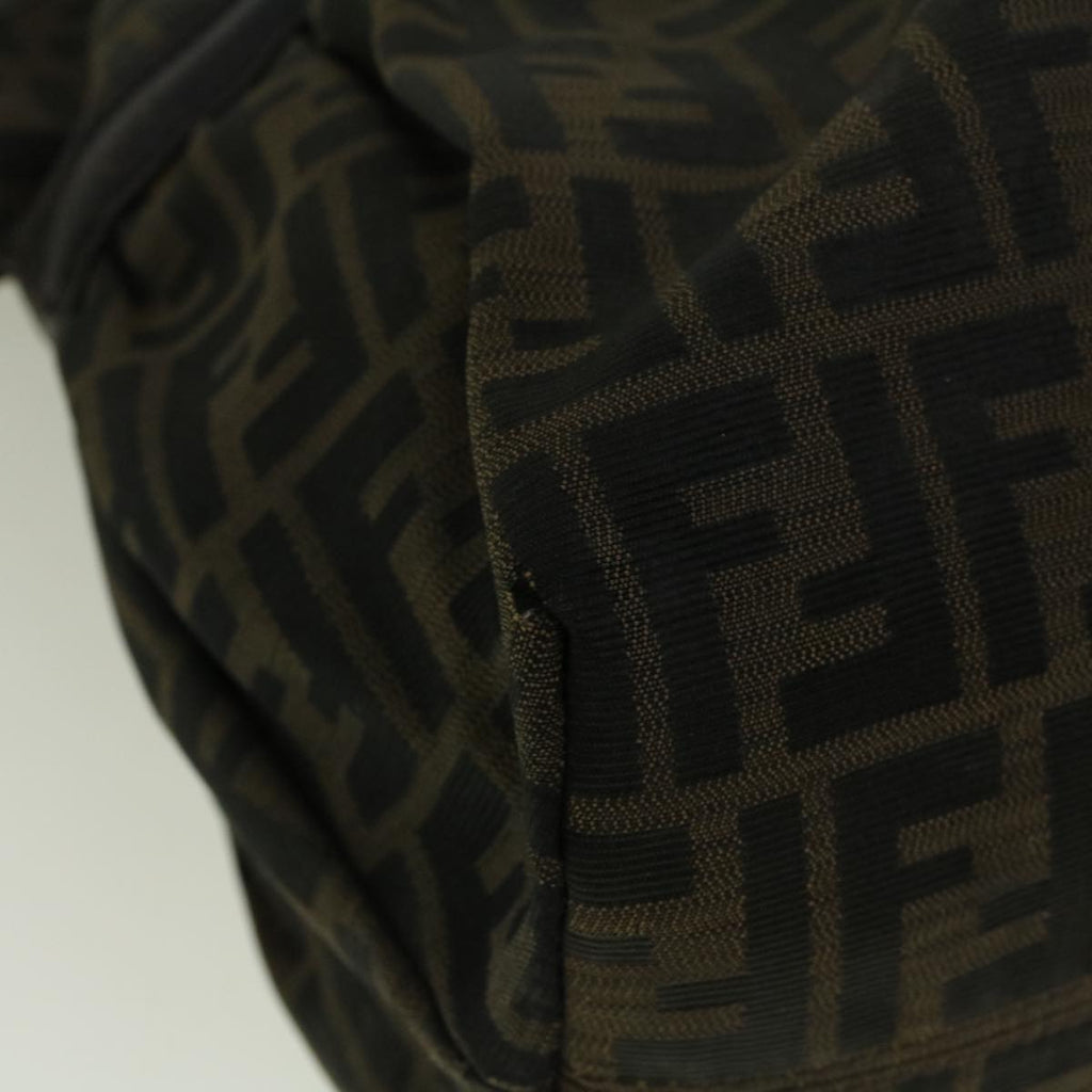 FENDI Zucca Canvas Mamma Baguette Shoulder Bag Brown57295