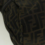 FENDI Zucca Canvas Mamma Baguette Shoulder Bag Brown57295