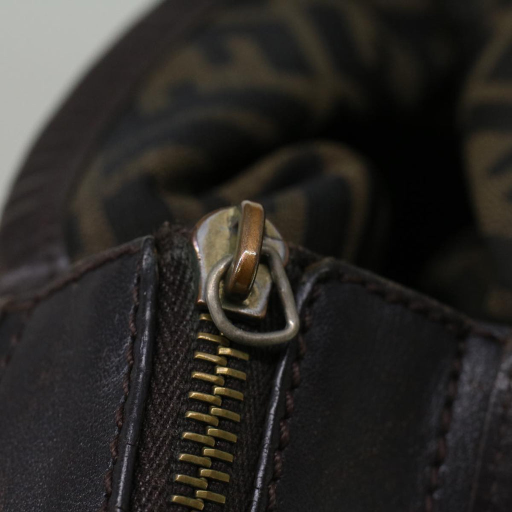 FENDI Zucca Canvas Mamma Baguette Shoulder Bag Brown57295