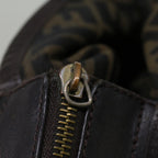 FENDI Zucca Canvas Mamma Baguette Shoulder Bag Brown57295