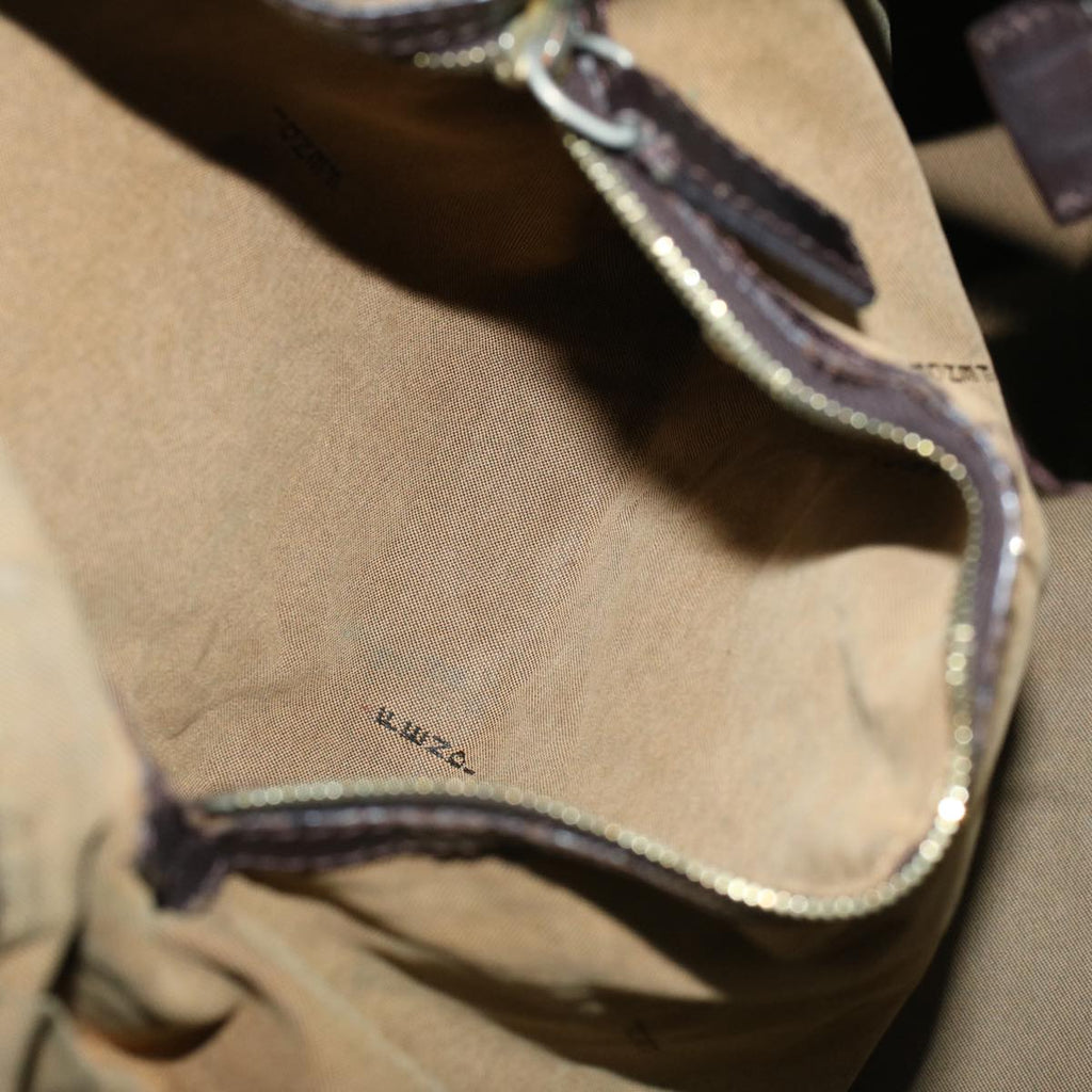 FENDI Zucca Canvas Mamma Baguette Shoulder Bag Brown57295