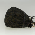 FENDI Zucca Canvas Mamma Baguette Shoulder Bag Brown57295