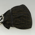 FENDI Zucca Canvas Mamma Baguette Shoulder Bag Brown57295