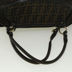FENDI Zucca Canvas Mamma Baguette Shoulder Bag Brown57295