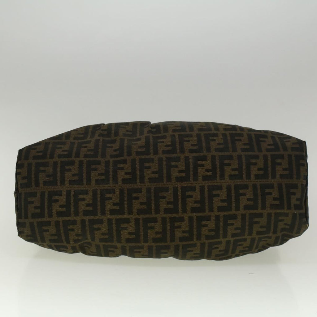 FENDI Zucca Canvas Mamma Baguette Shoulder Bag Brown57295