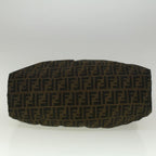 FENDI Zucca Canvas Mamma Baguette Shoulder Bag Brown57295