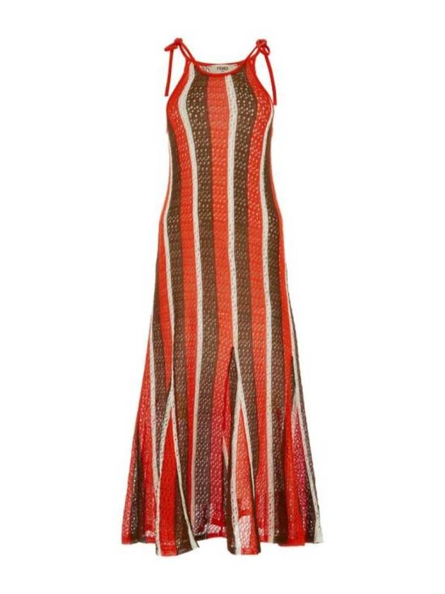 Fendi midi dress FDZB50ANZF F0QD6 PRINTED