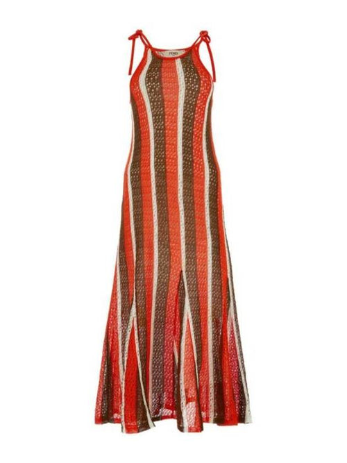 Fendi midi dress FDZB50ANZF F0QD6 PRINTED