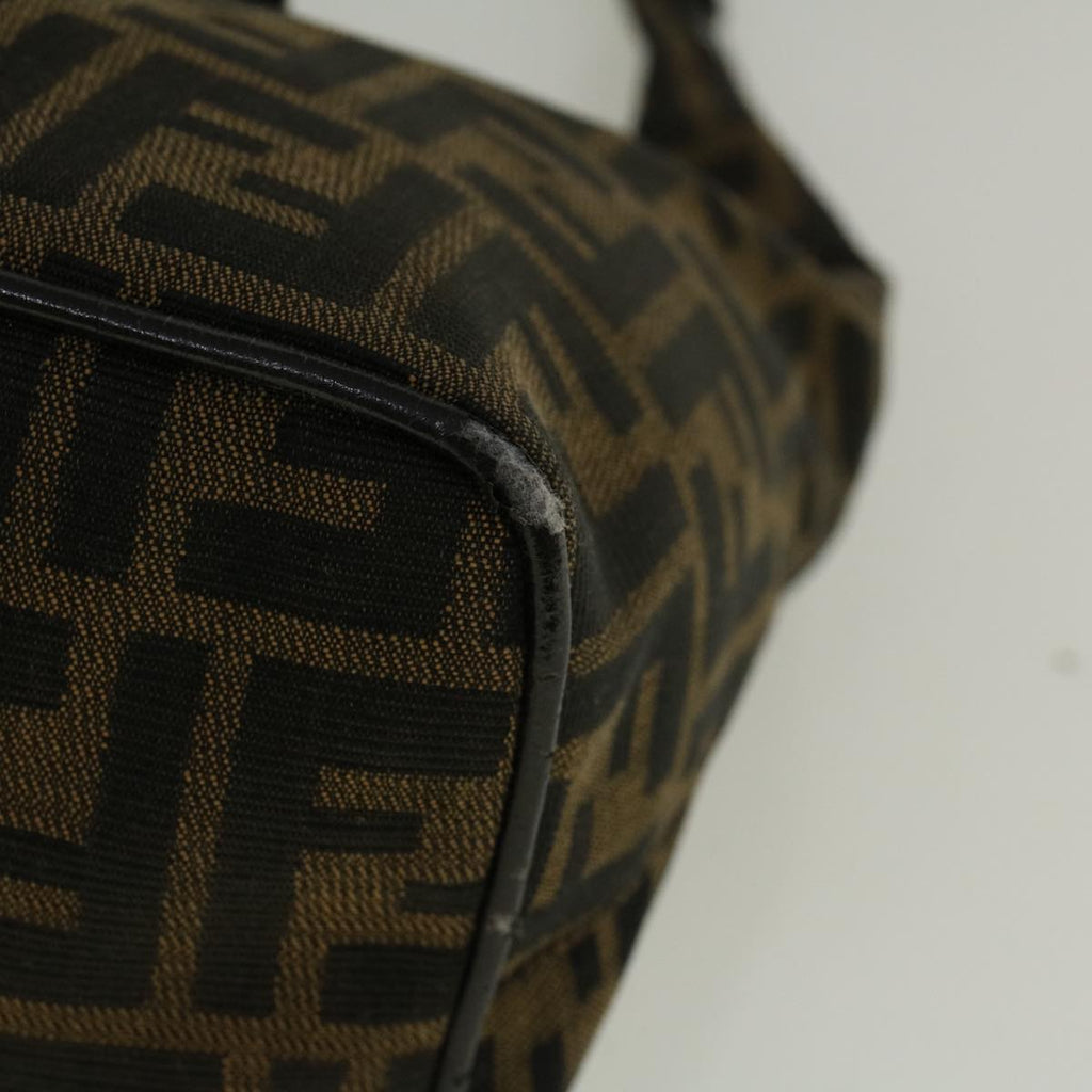 FENDI Zucca Canvas Mamma Baguette Shoulder Bag Brown57337