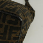 FENDI Zucca Canvas Mamma Baguette Shoulder Bag Brown57337