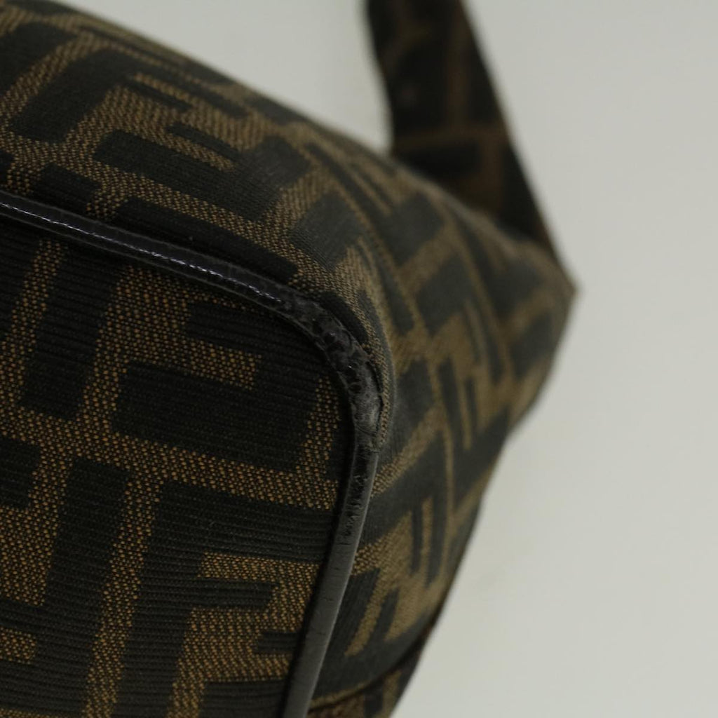 FENDI Zucca Canvas Mamma Baguette Shoulder Bag Brown57337