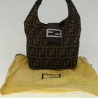 FENDI Zucca Canvas Mamma Baguette Shoulder Bag Brown57337