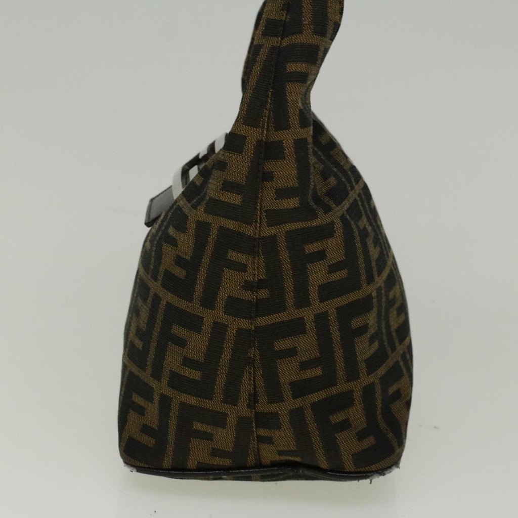 FENDI Zucca Canvas Mamma Baguette Shoulder Bag Brown57337