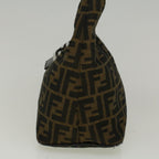 FENDI Zucca Canvas Mamma Baguette Shoulder Bag Brown57337