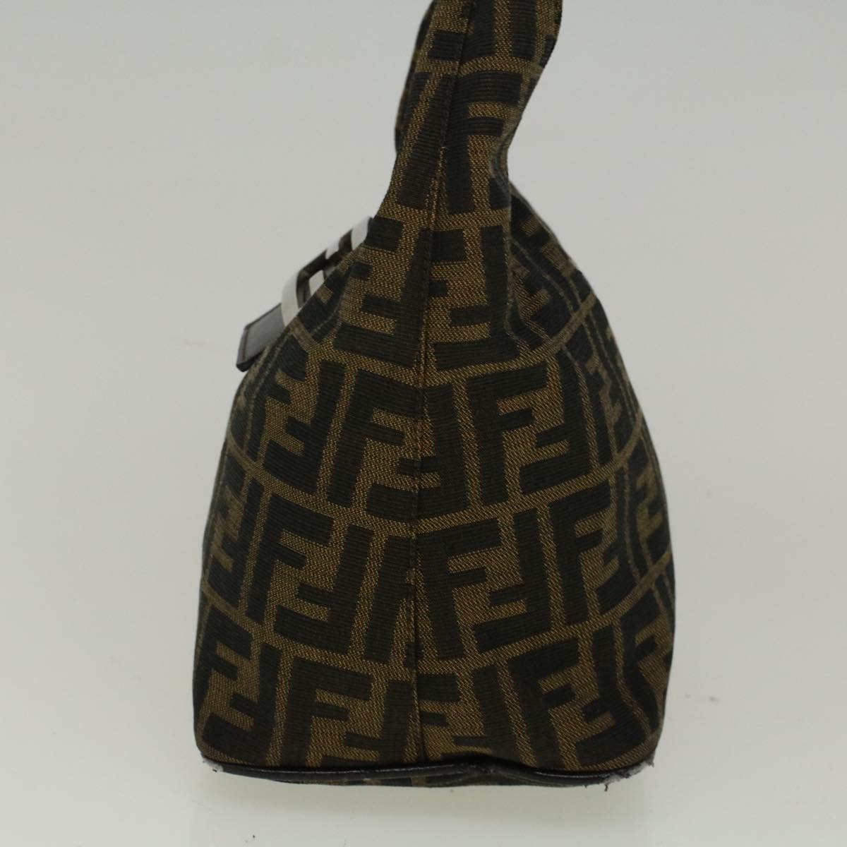 FENDI Zucca Canvas Mamma Baguette Shoulder Bag Brown57337