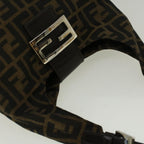 FENDI Zucca Canvas Mamma Baguette Shoulder Bag Brown57337