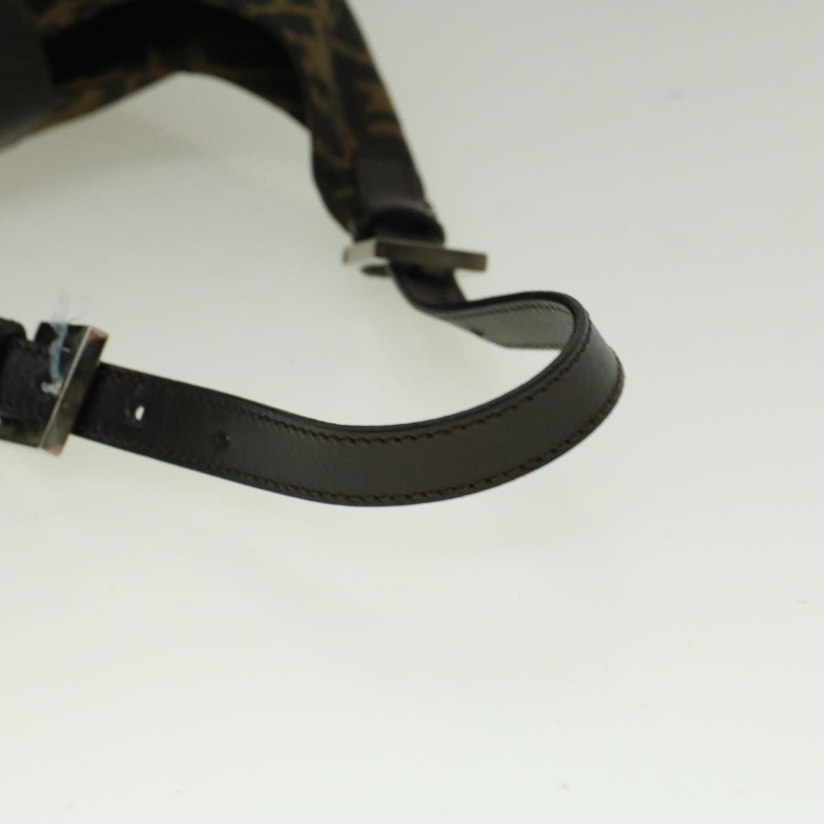 FENDI Zucca Canvas Mamma Baguette Shoulder Bag Brown57337