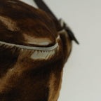 FENDI Mamma Baguette Shoulder Bag Harako leather Brown57340