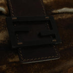 FENDI Mamma Baguette Shoulder Bag Harako leather Brown57340