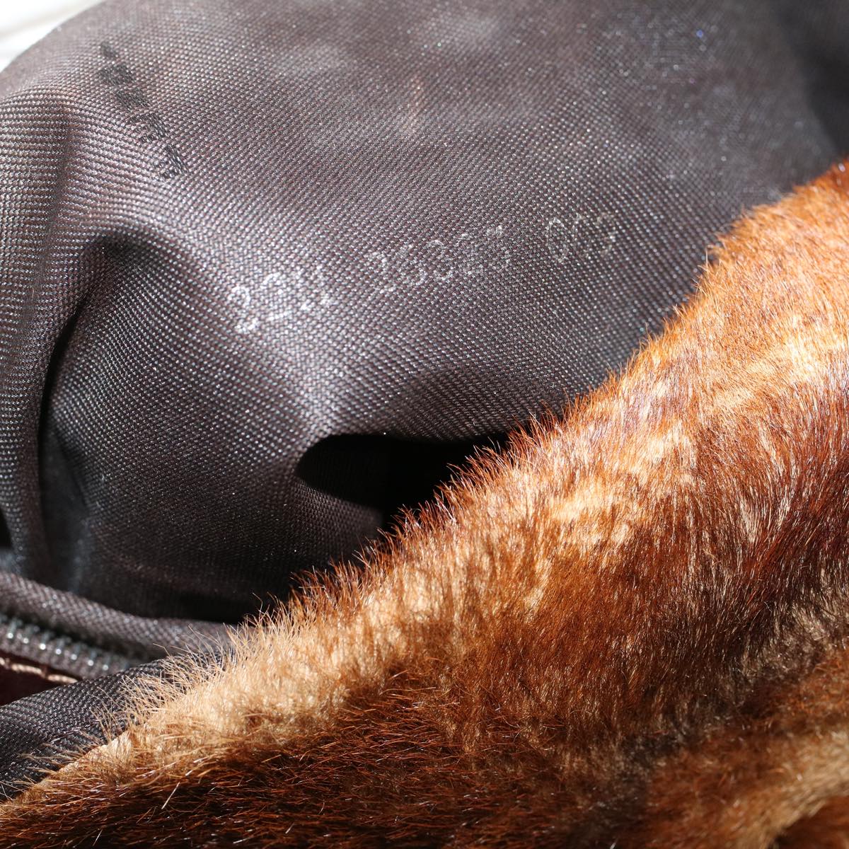 FENDI Mamma Baguette Shoulder Bag Harako leather Brown57340