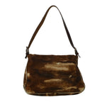 FENDI Mamma Baguette Shoulder Bag Harako leather Brown57340