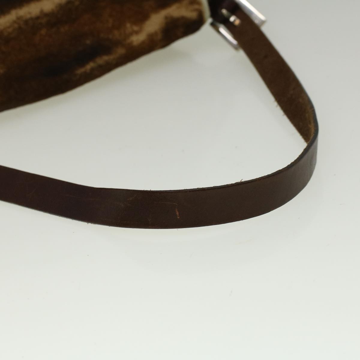 FENDI Mamma Baguette Shoulder Bag Harako leather Brown57340