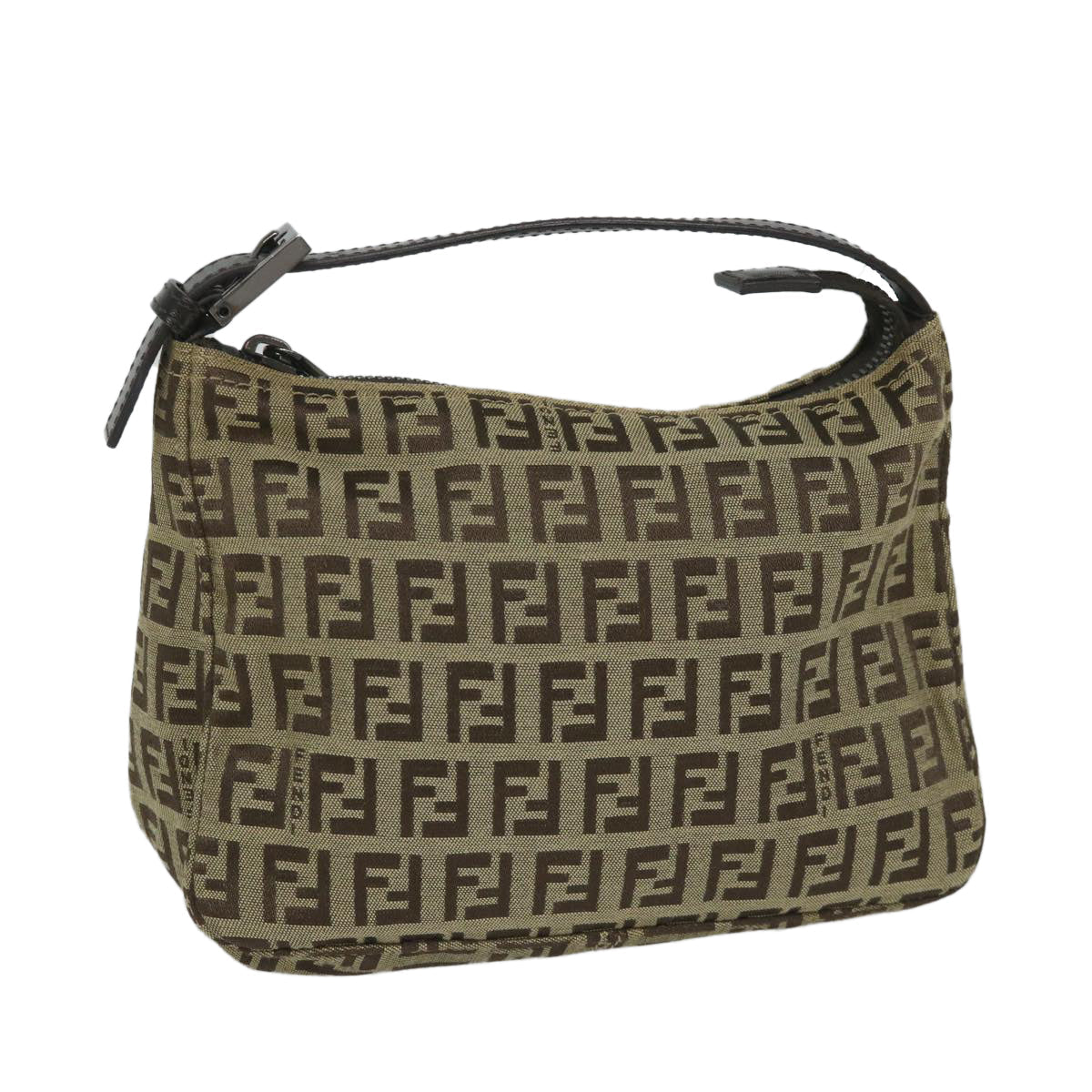 FENDI Zucchino Canvas Hand Bag Beige57356